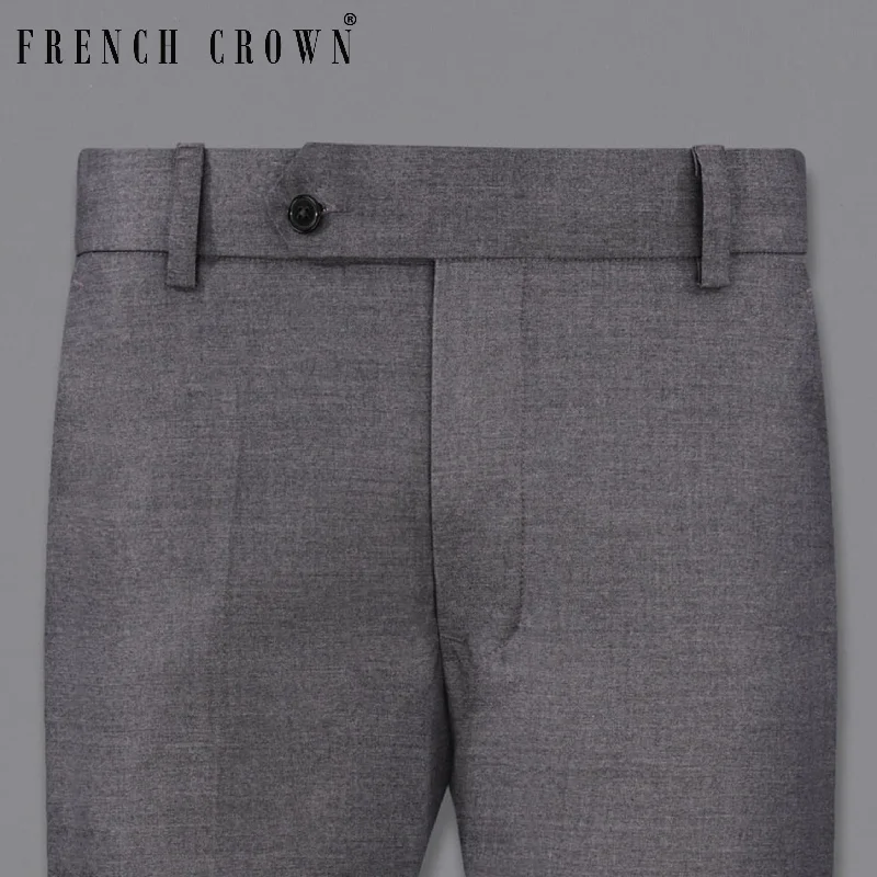 Dove Grey Wool Rich Pant