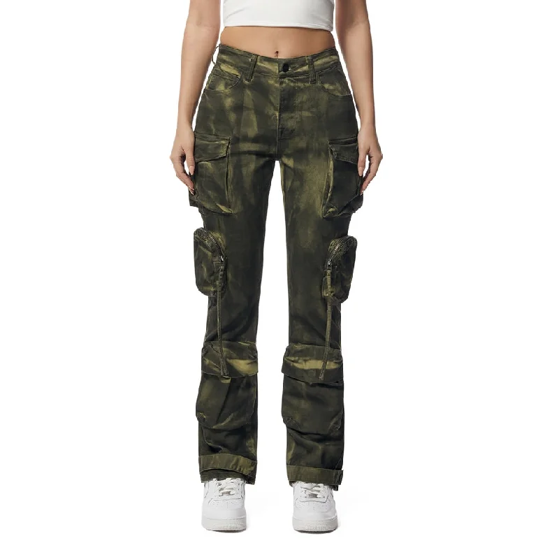 Pigment Dyed Utility Twill Pants - Clover Green