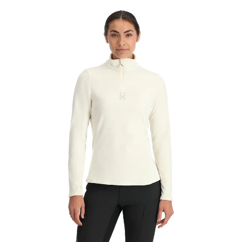 Womens Shimmer Bug Half Zip - Vanilla Latte