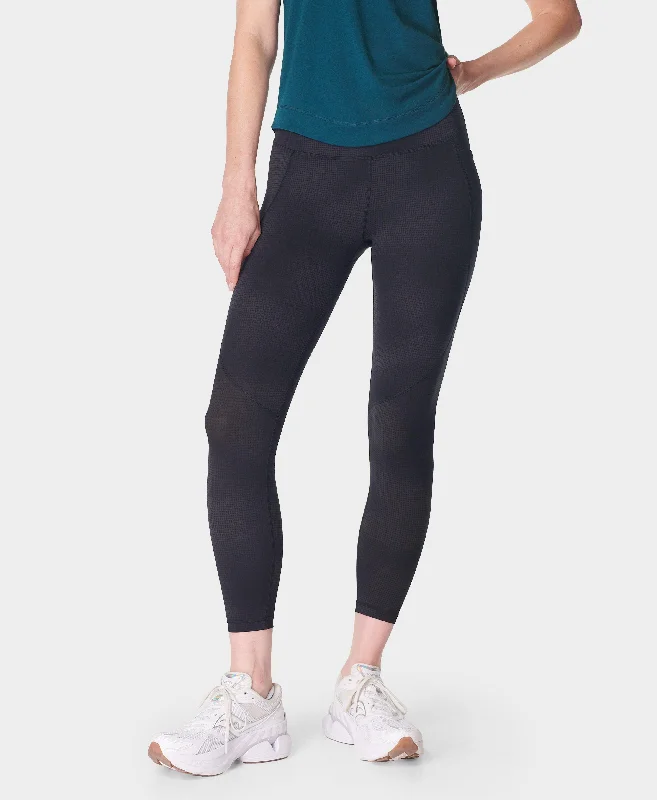 Power 7/8 Workout Leggings Sb5400a 78 Black-Faded-Houndsto