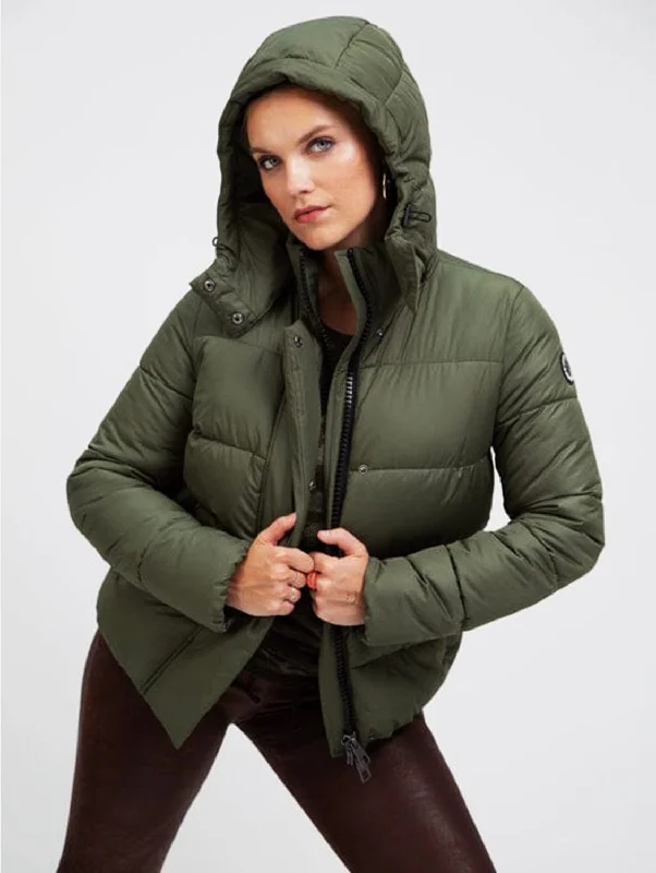 Colville II Recycled Vegan Puffer Jacket | Olive Green