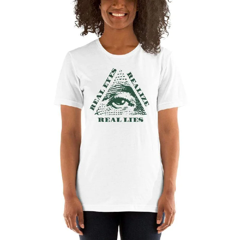 Real Eyes Realize Real Lies - All seeing eye - Basic T-Shirt