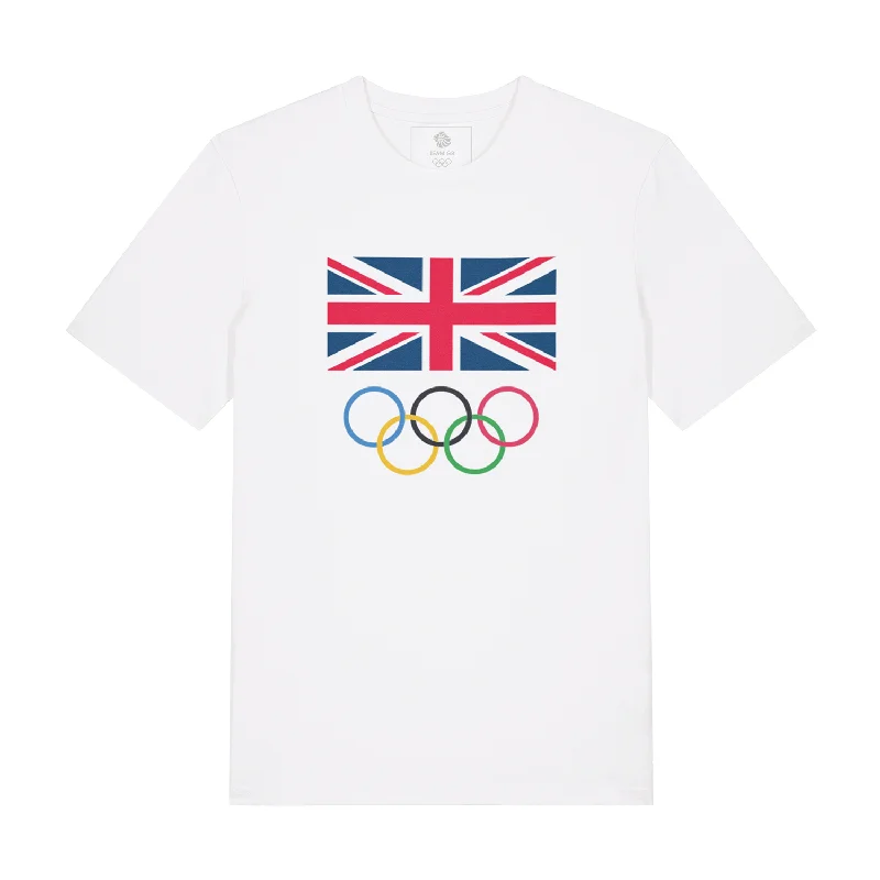 Team GB Large Union White T-shirt