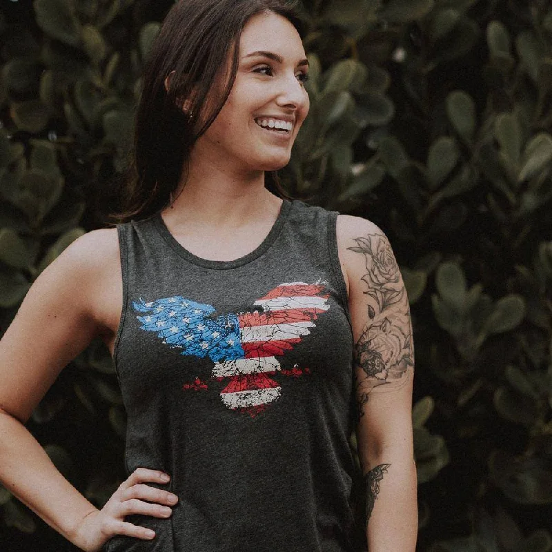 Women's Freagle Everyday Tank - Dark Heather Gray