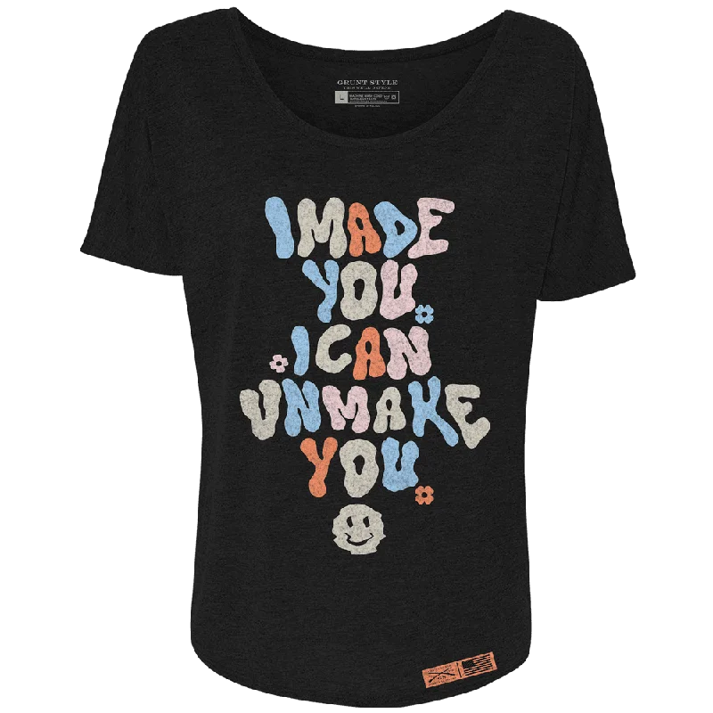 Women's Unmake You Slouchy T-Shirt - Black