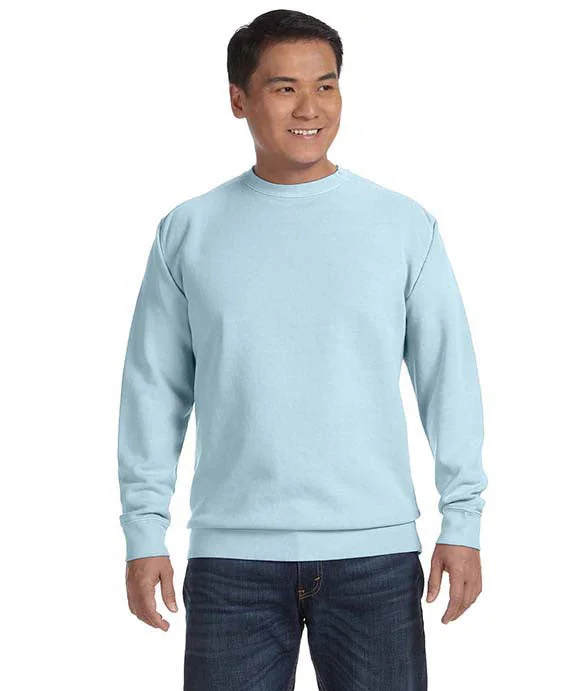 1566 - Comfort Colors Adult Crewneck Sweatshirt | Chambray