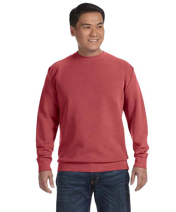 1566 - Comfort Colors Adult Crewneck Sweatshirt | Crimson