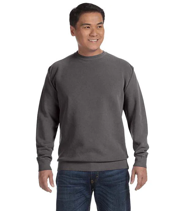 1566 - Comfort Colors Adult Crewneck Sweatshirt | Pepper