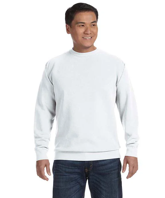 1566 - Comfort Colors Adult Crewneck Sweatshirt | White