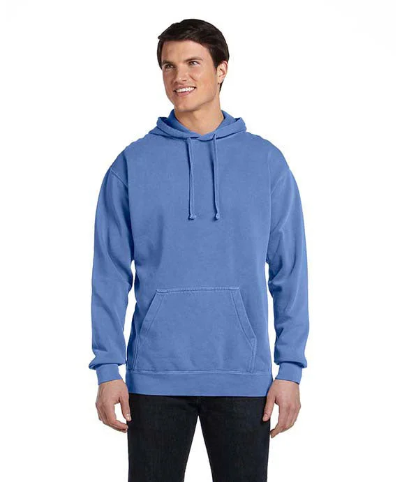 1567 - Comfort Colors Adult Hooded Sweatshirt | Flo Blue