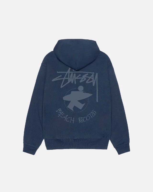 BEACH ROOTS ZIP HOODIE