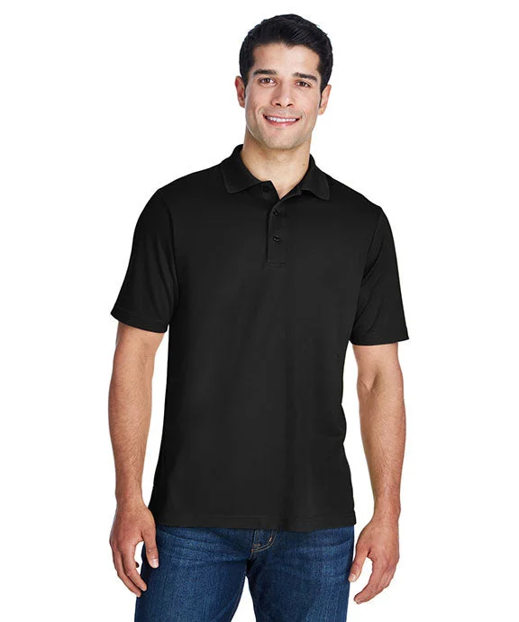 88181 - Core 365 Mens Origin Performance Piqué Polo Shirt | Black