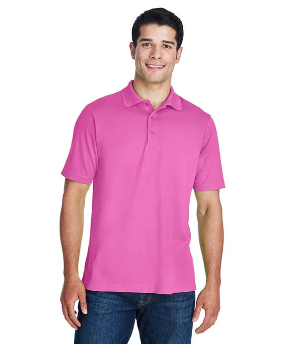 88181 - Core 365 Mens Origin Performance Piqué Polo Shirt | Charity Pink