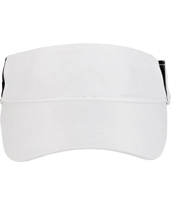 CE002 - Core 365 Adult Drive Performance Visor | White/Carbon