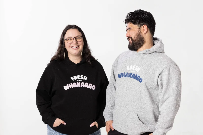 Women's mock - neck sweatshirt made of moisture - wicking material for fitness useFRESH OUT OF WHAKAARO HOODIE. Women's mock - neck sweatshirt made of moisture - wicking material for fitness useFRESH OUT OF WHAKAARO HOODIE.