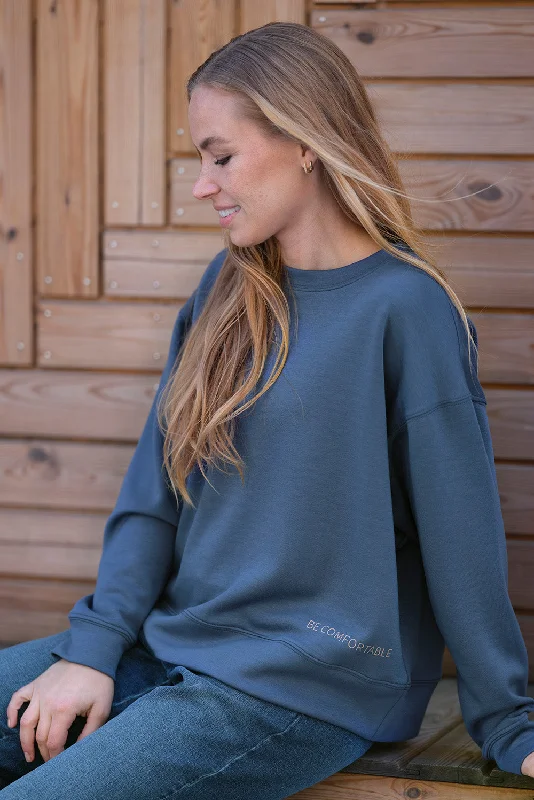 Mary Sweatshirt 2583 | Blue | Sweatshirt fra Prepair