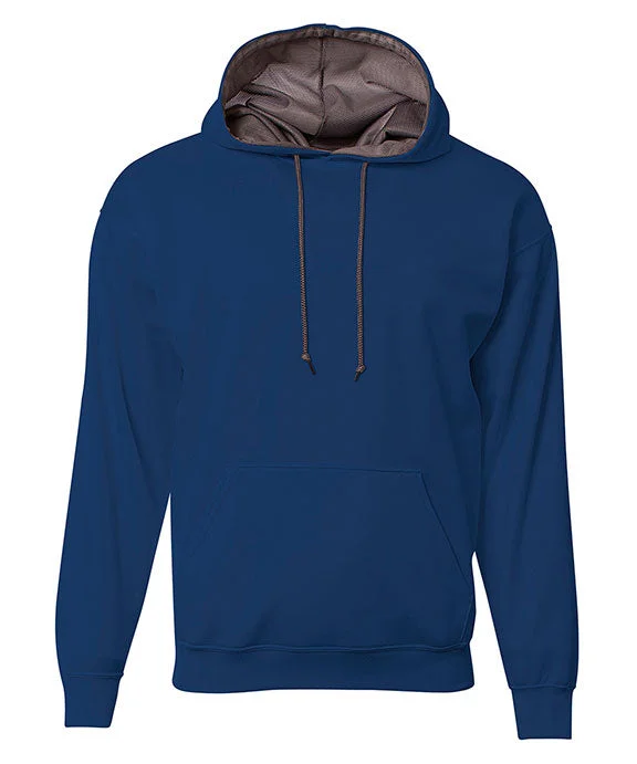 N4279 - A4 Mens Sprint Tech Fleece Hooded Sweatshirt | Navy