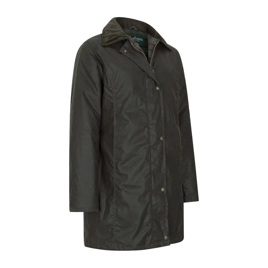 New Forest Ladies Longer Length Wax Jacket