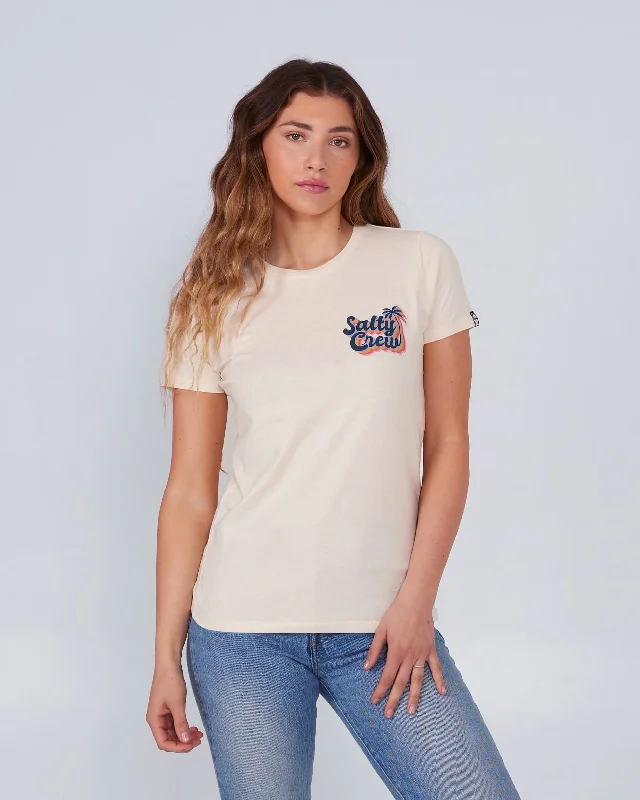 Salty Seventies Classic S/S Tee - Bone