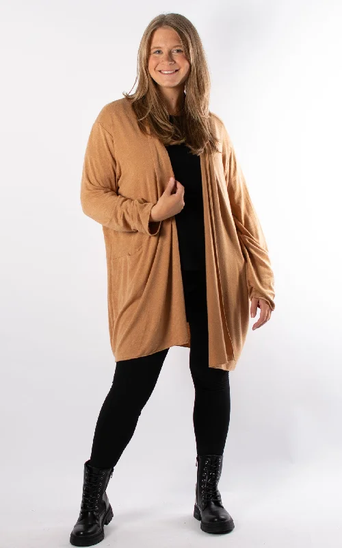 Soft Knit Cardigan | Camel