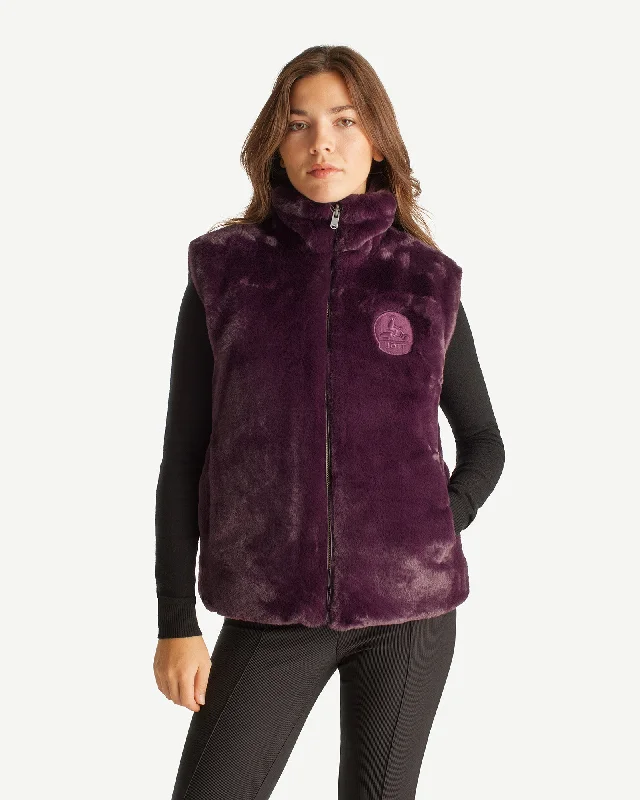 Fig Daria Grand Froid reversible sleeveless puffer jacket