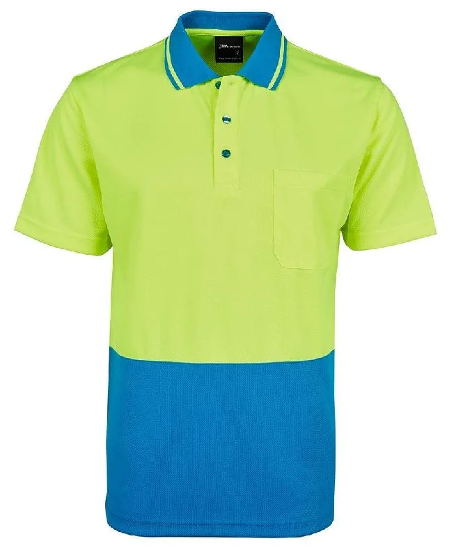 JB'S Adults Hi-Vis Traditional Polo 6HVNC