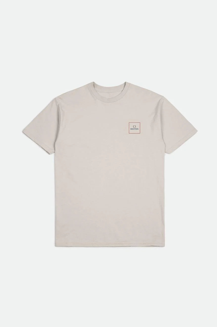 Alpha Square S/S Standard Tee - Cream/Flint