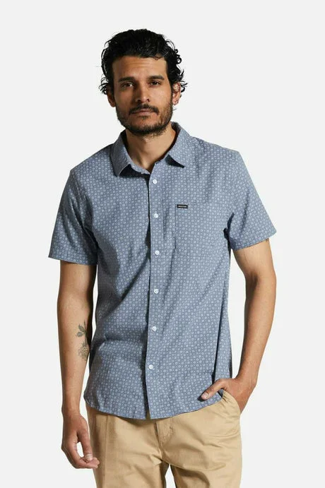 Charter Short Sleeve Woven Shirt - Flint Stone Blue