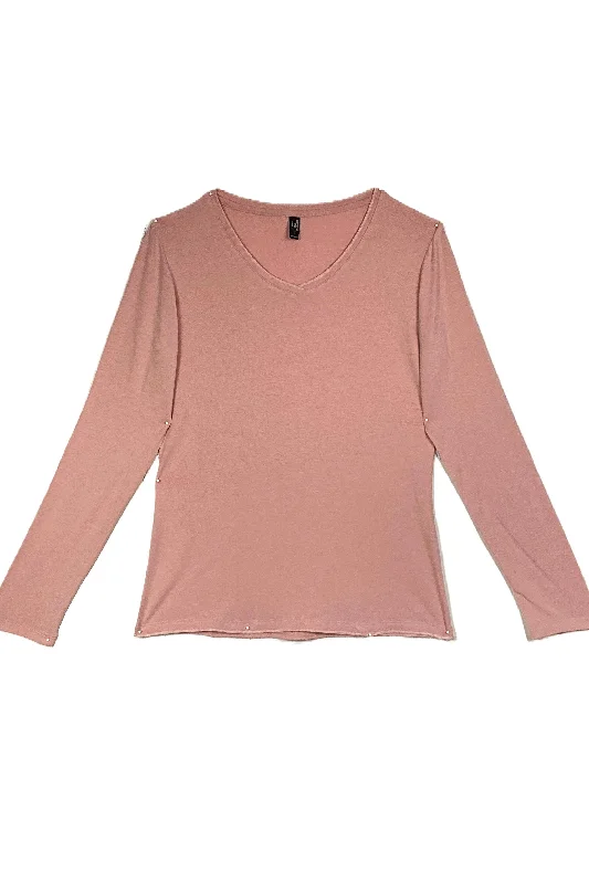 Long Sleeve V Neck Tee